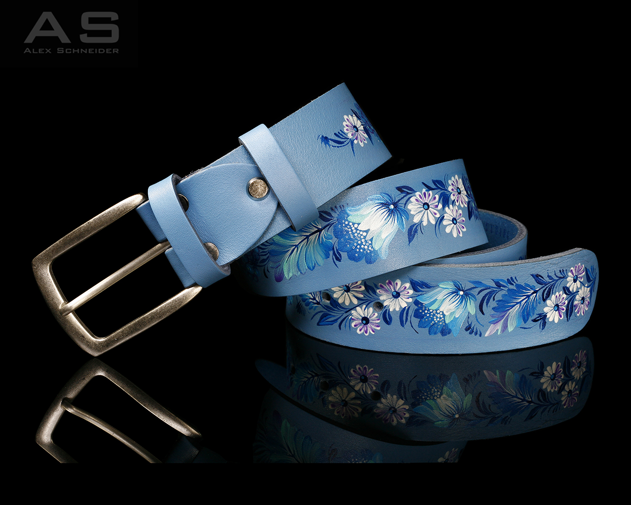 Belt handmade artistic work in a single copy